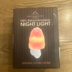 Pure Himalayan Salt Night Light Lamp Natural Salt Stone Home Decor